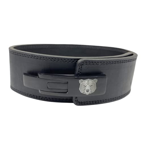 BEAR GRIP Power Belt - Elite Edition Premium Double Pong Weight Lifting Belt