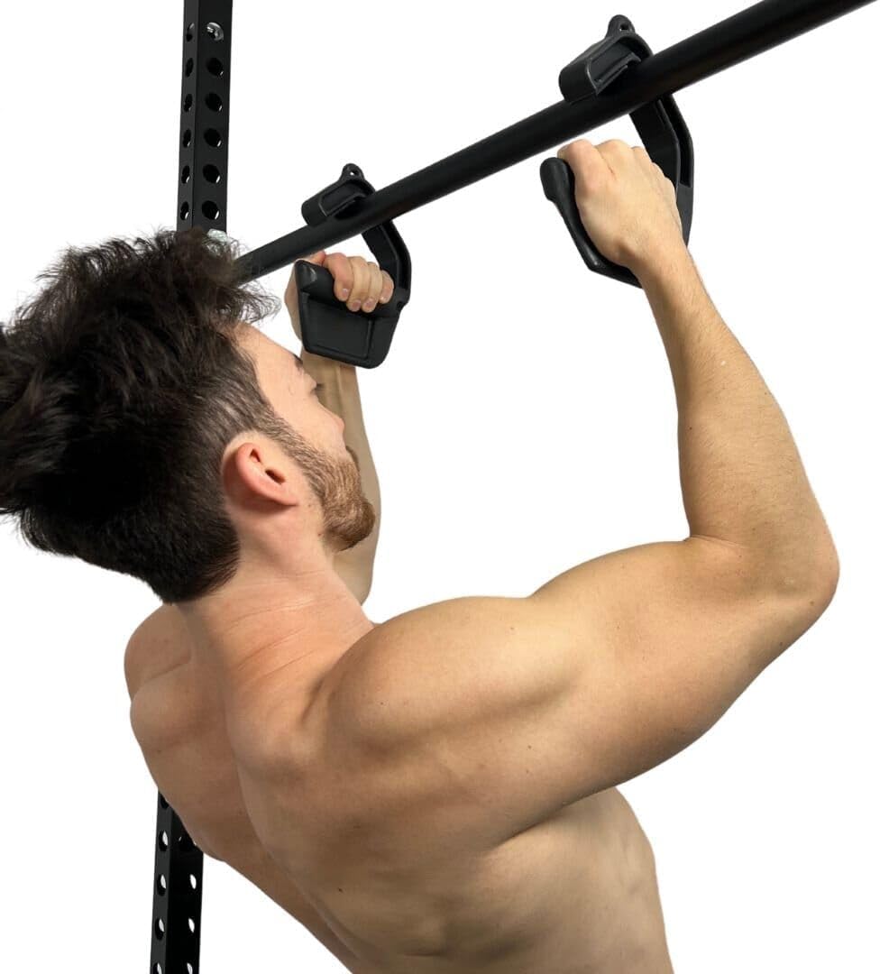 KENSUI Swissies V2 MAX: Ergonomic Handle Attachment for Pull-up Bars, Barbells, Cables and Resistance Bands