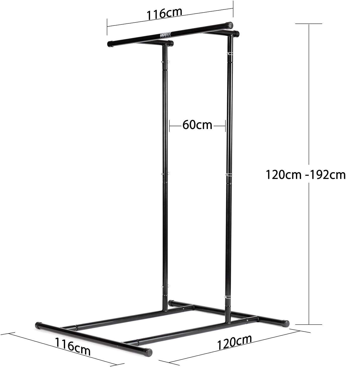 Gravity Fitness Portable Bodyweight & Pull up Rack, Perfect for home fitness, Calisthenics, Crossfit & bodyweight training