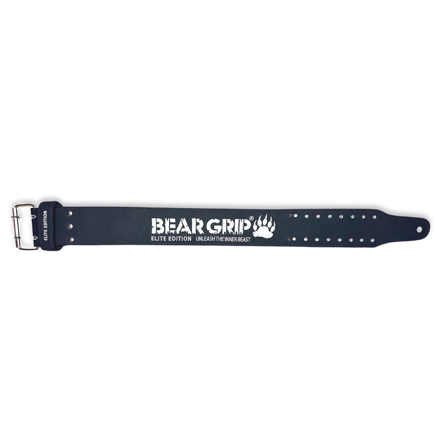 BEAR GRIP Power Belt - Elite Edition Premium Double Pong Weight Lifting Belt