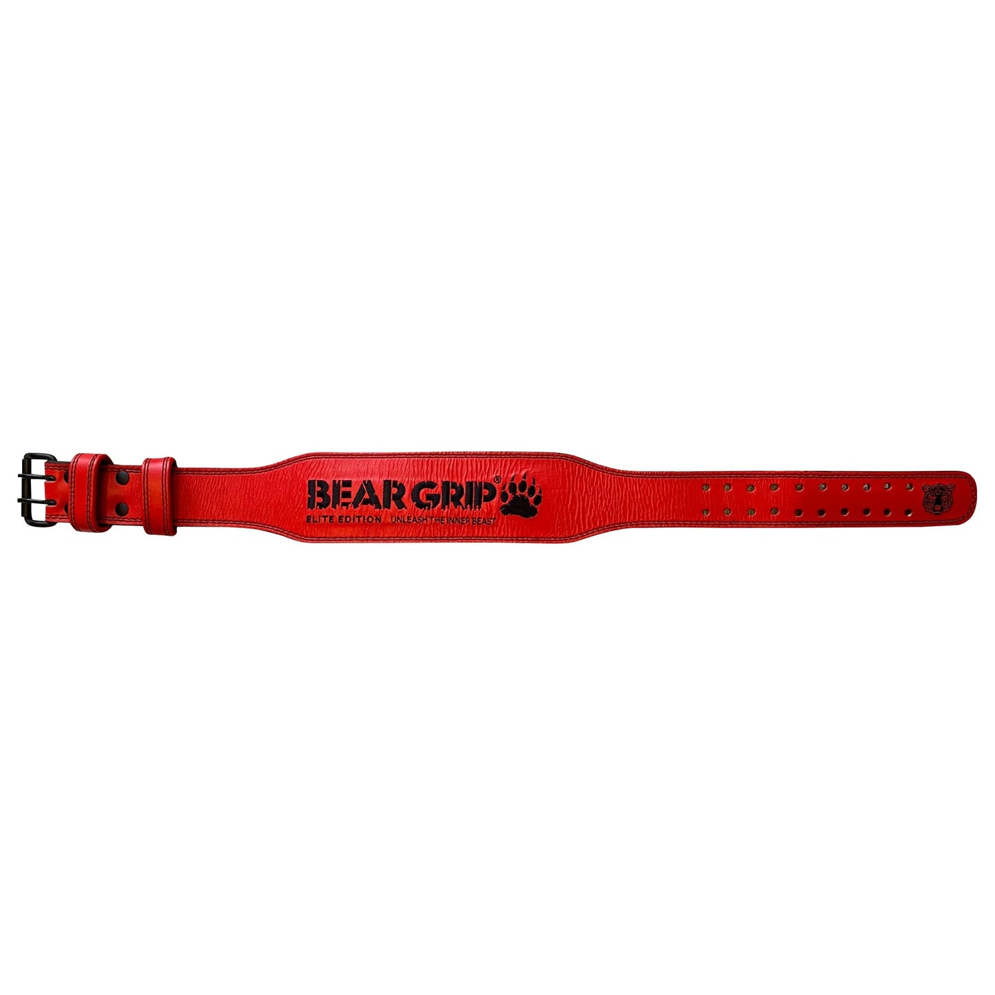 BEAR GRIP Power Belt - Elite Edition Premium Double Pong Weight Lifting Belt