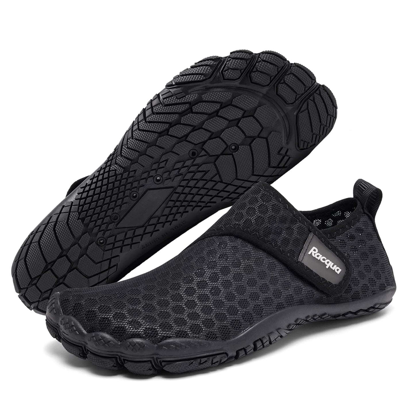 Racqua Water Shoes Quick Dry Barefoot Lightweight Aqua Shoes Beach Swim Pool Hiking Sport Shoes