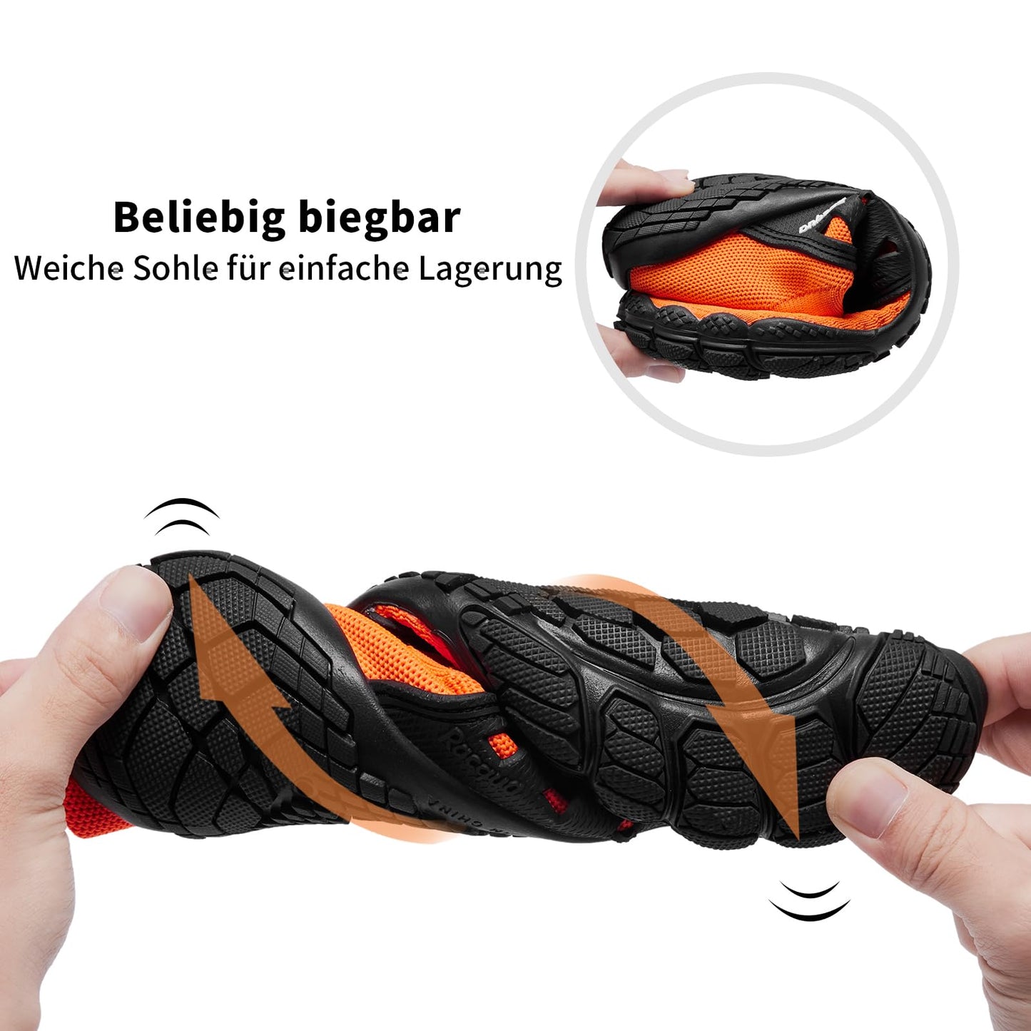Racqua Water Shoes Quick Dry Barefoot Lightweight Aqua Shoes Beach Swim Pool Hiking Sport Shoes