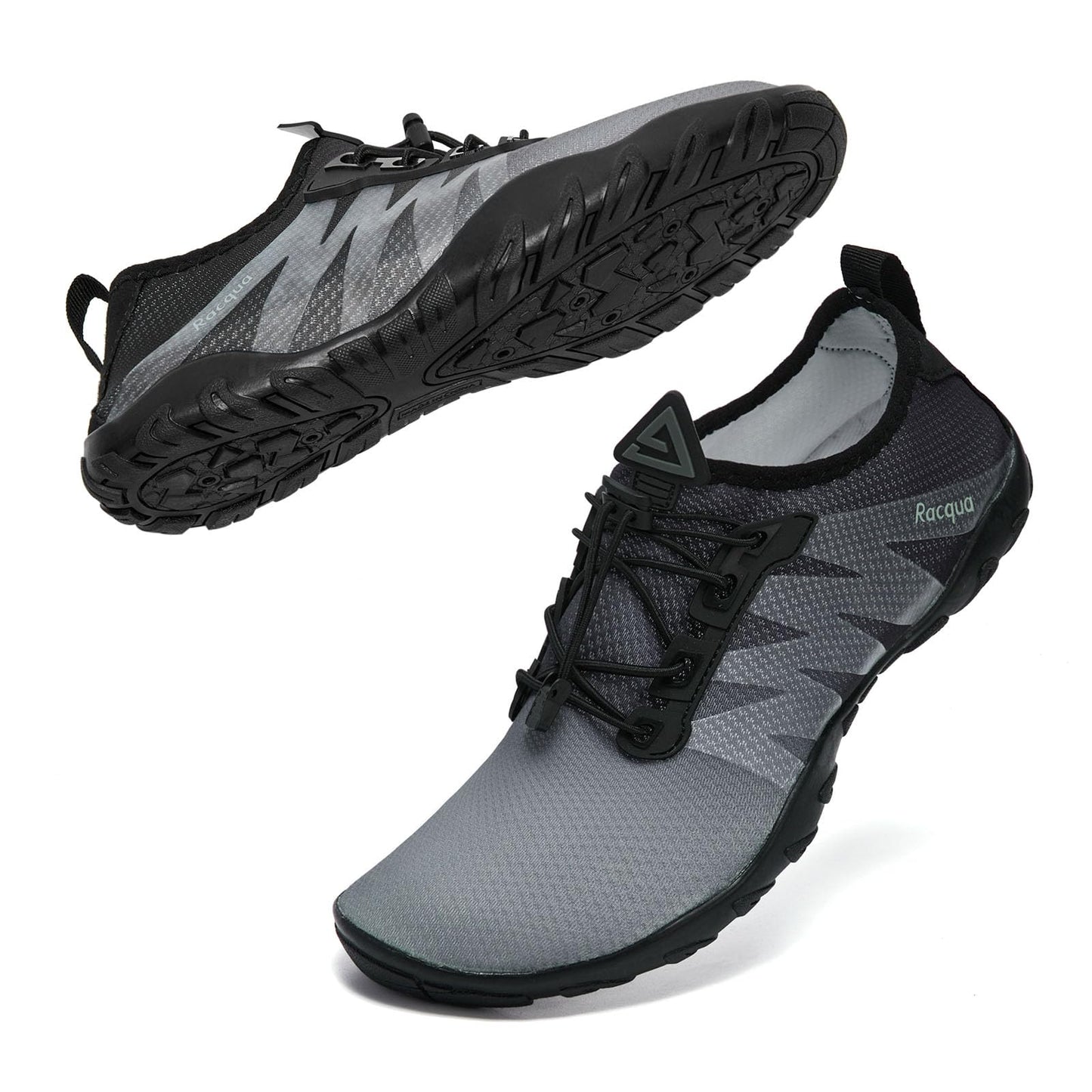 Racqua Water Shoes Quick Dry Barefoot Lightweight Aqua Shoes Beach Swim Pool Hiking Sport Shoes
