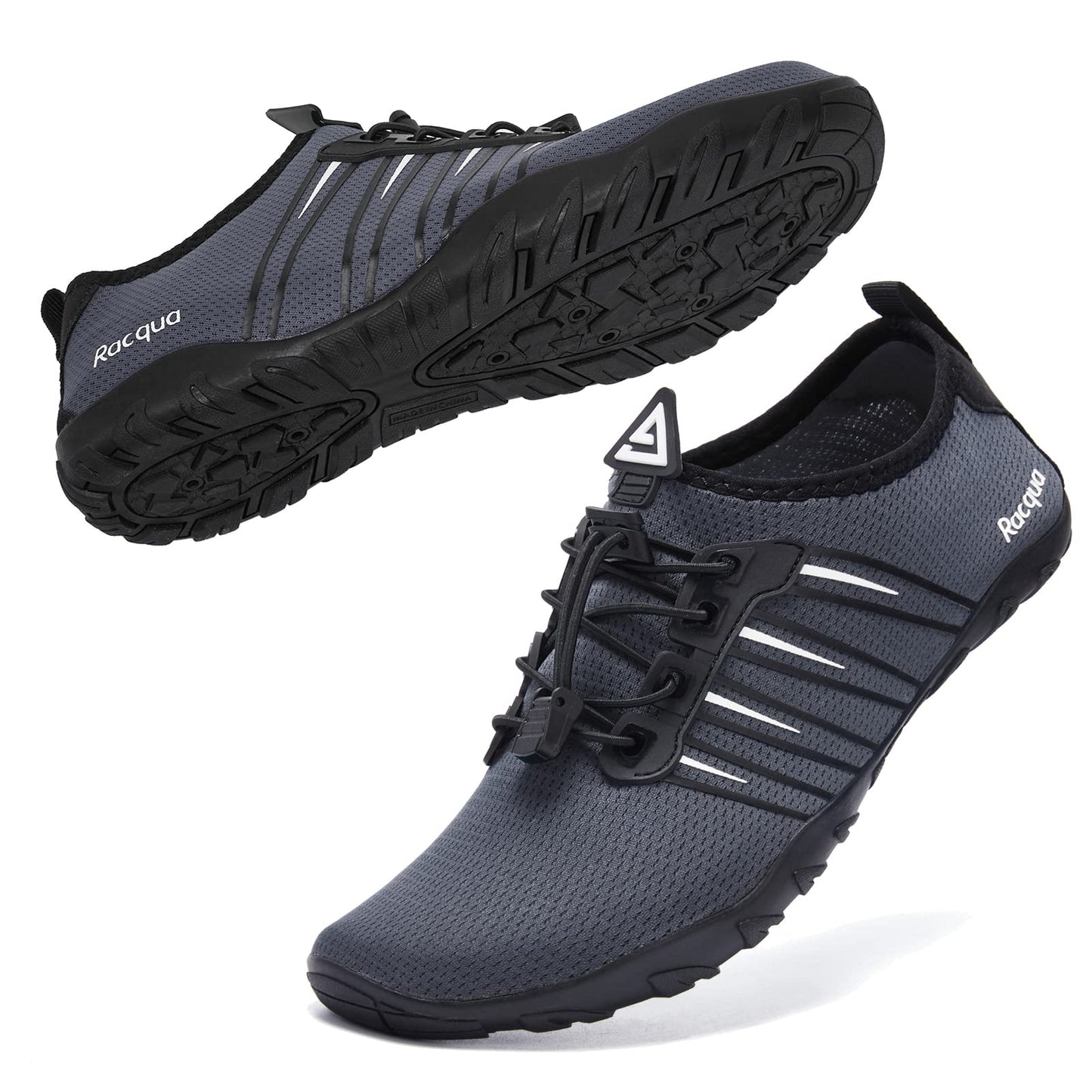 Racqua Water Shoes Quick Dry Barefoot Lightweight Aqua Shoes Beach Swim Pool Hiking Sport Shoes
