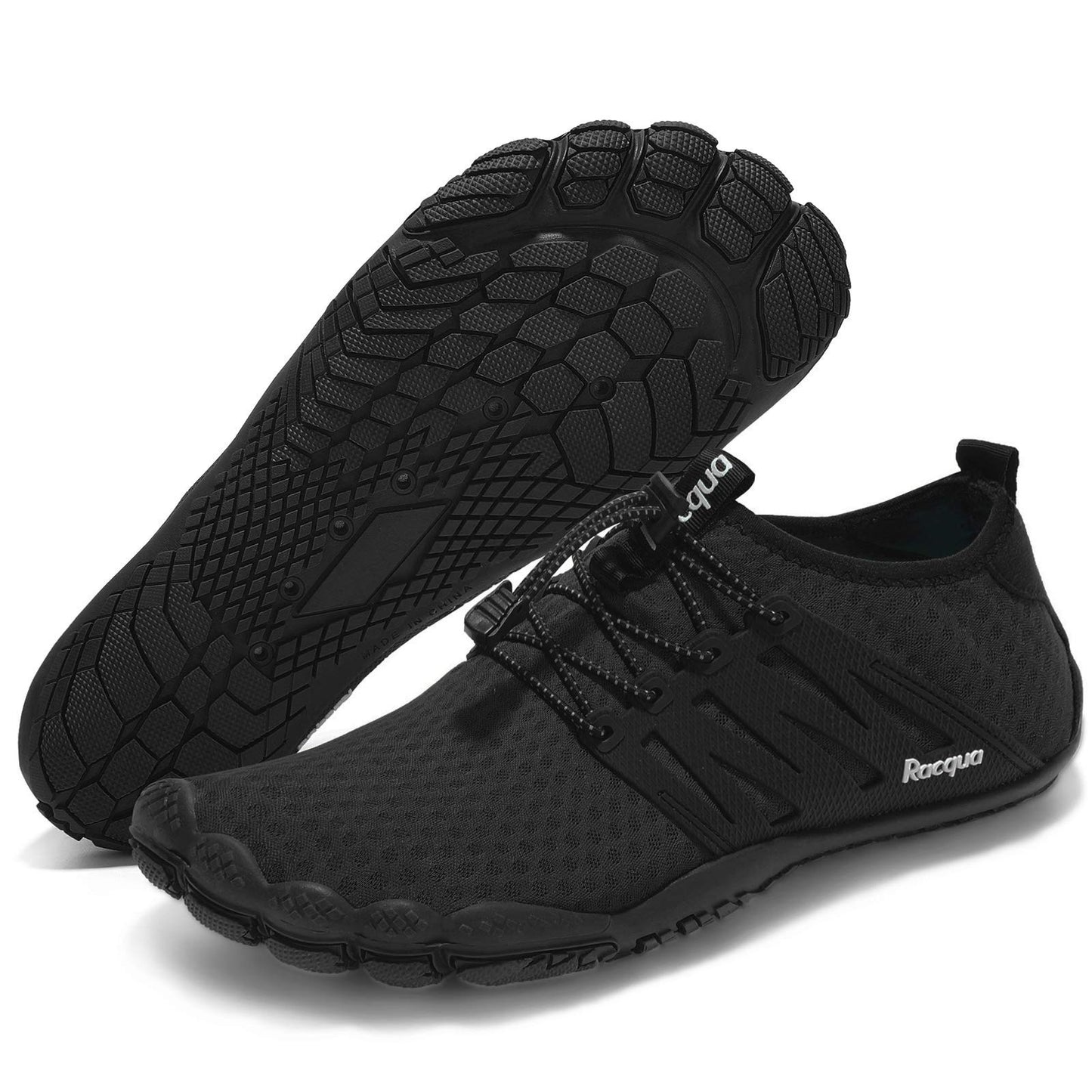 Racqua Water Shoes Quick Dry Barefoot Lightweight Aqua Shoes Beach Swim Pool Hiking Sport Shoes