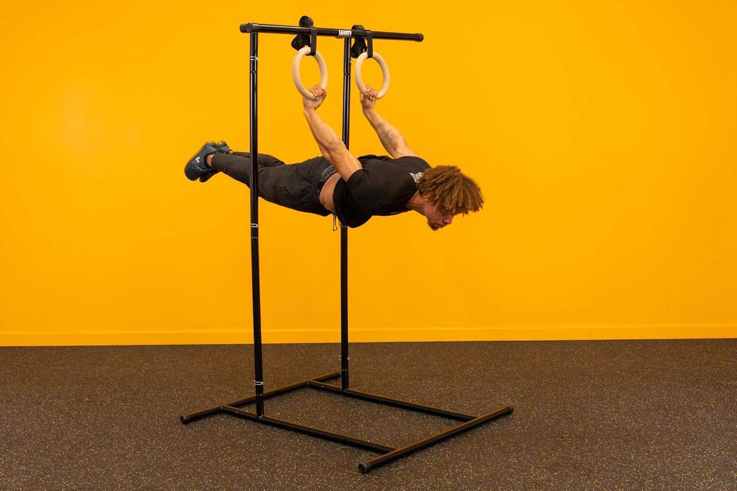 Gravity Fitness Portable Bodyweight & Pull up Rack, Perfect for home fitness, Calisthenics, Crossfit & bodyweight training