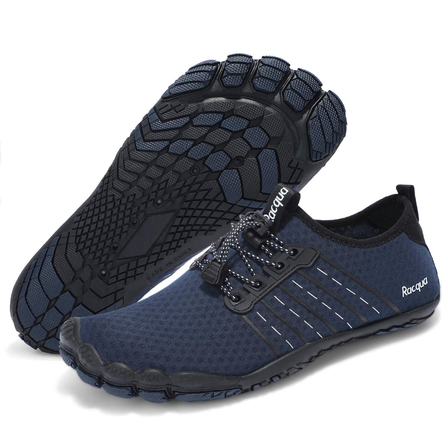 Racqua Water Shoes Quick Dry Barefoot Lightweight Aqua Shoes Beach Swim Pool Hiking Sport Shoes