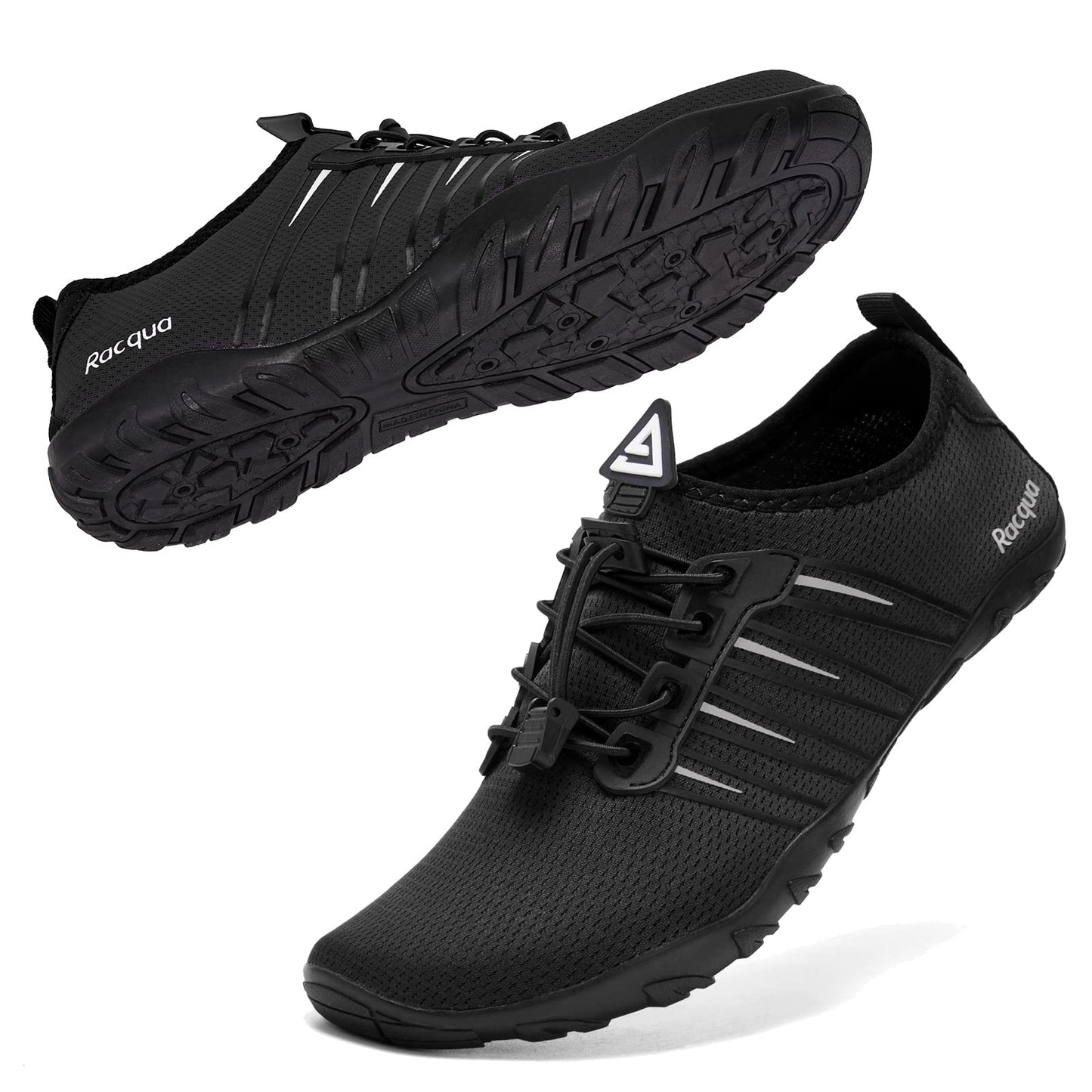 Racqua Water Shoes Quick Dry Barefoot Lightweight Aqua Shoes Beach Swim Pool Hiking Sport Shoes
