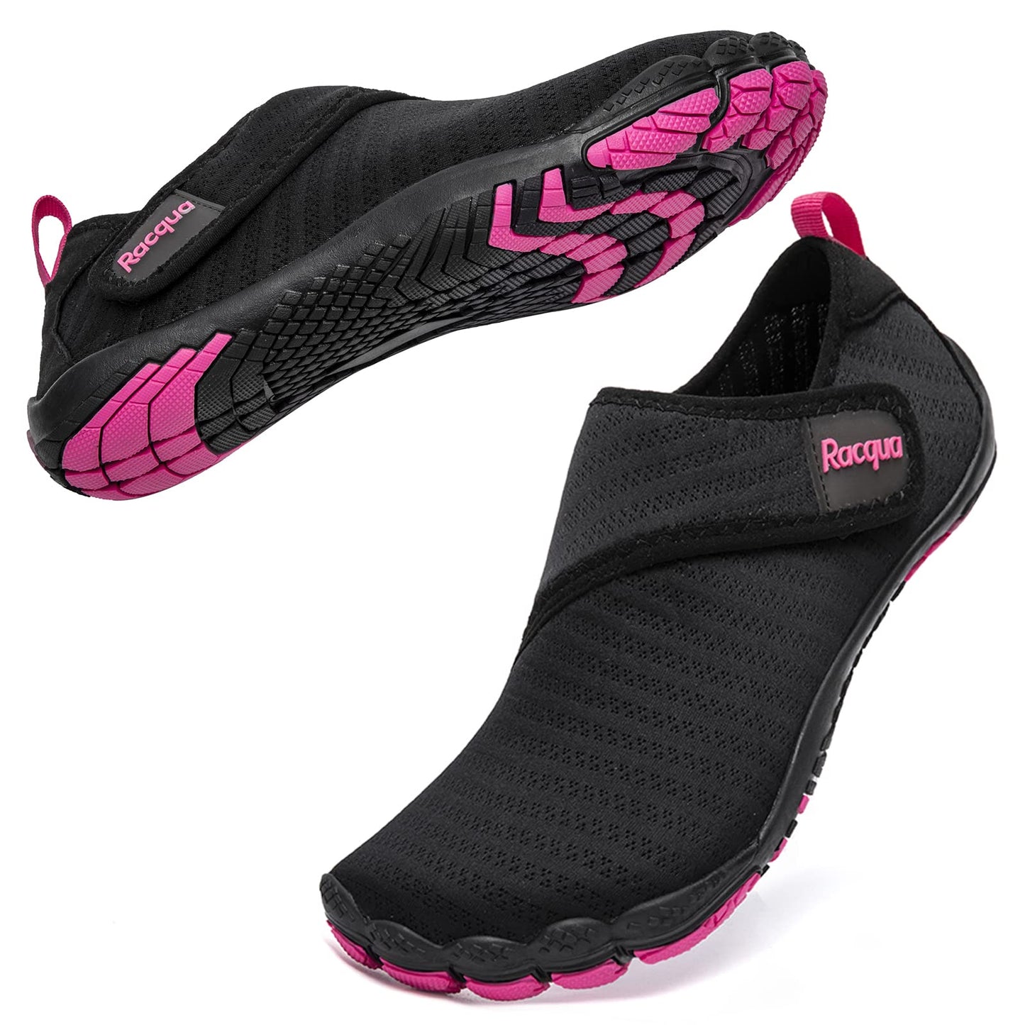 Racqua Water Shoes Quick Dry Barefoot Lightweight Aqua Shoes Beach Swim Pool Hiking Sport Shoes