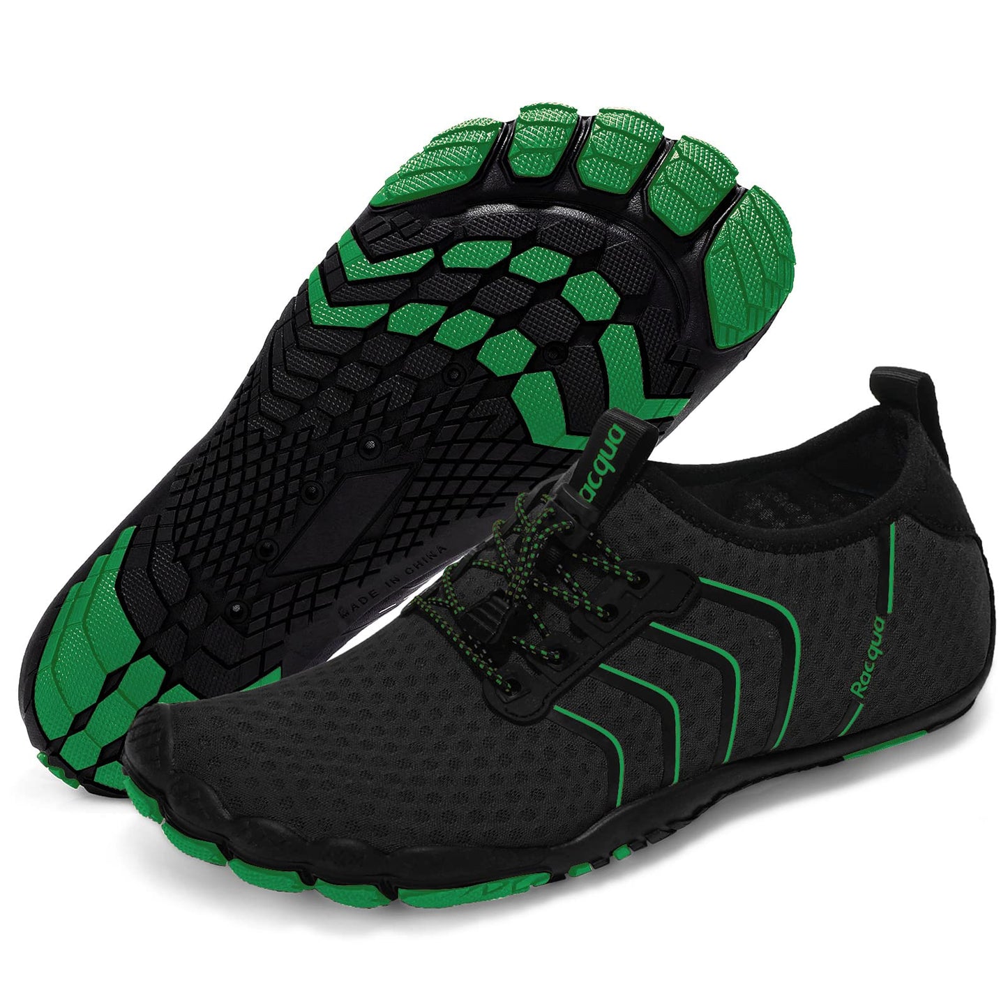Racqua Water Shoes Quick Dry Barefoot Lightweight Aqua Shoes Beach Swim Pool Hiking Sport Shoes