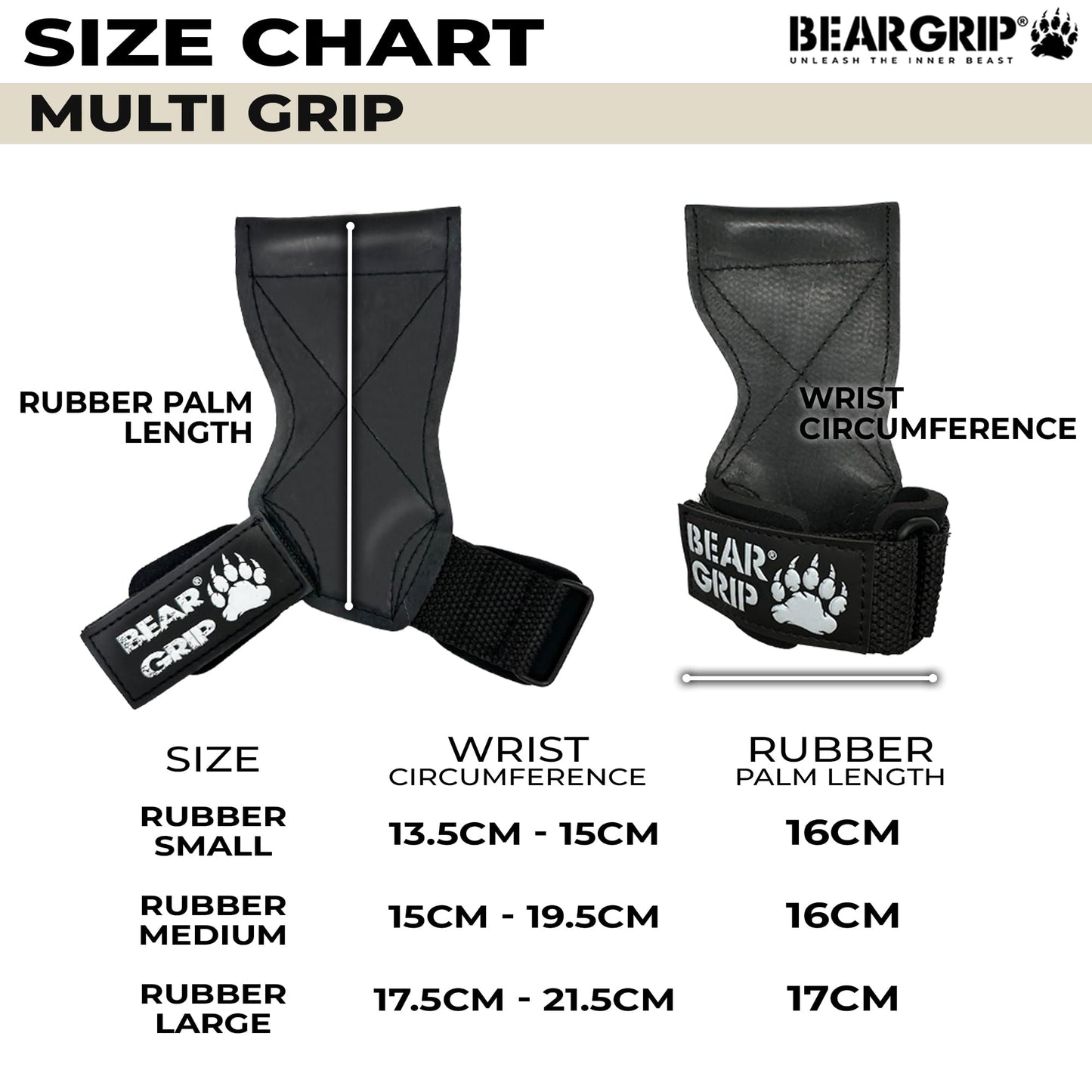 BEAR GRIP Multi Grip Straps/Hooks, Premium Heavy duty weight lifting straps/gloves