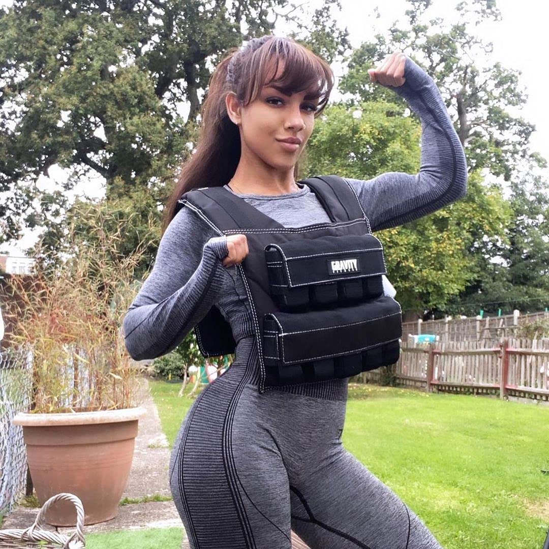 Gravity Fitness 20kg Weighted Vest - Fully adjustable. Calisthenics, Crossfit, Strength Training, home and commercial use.