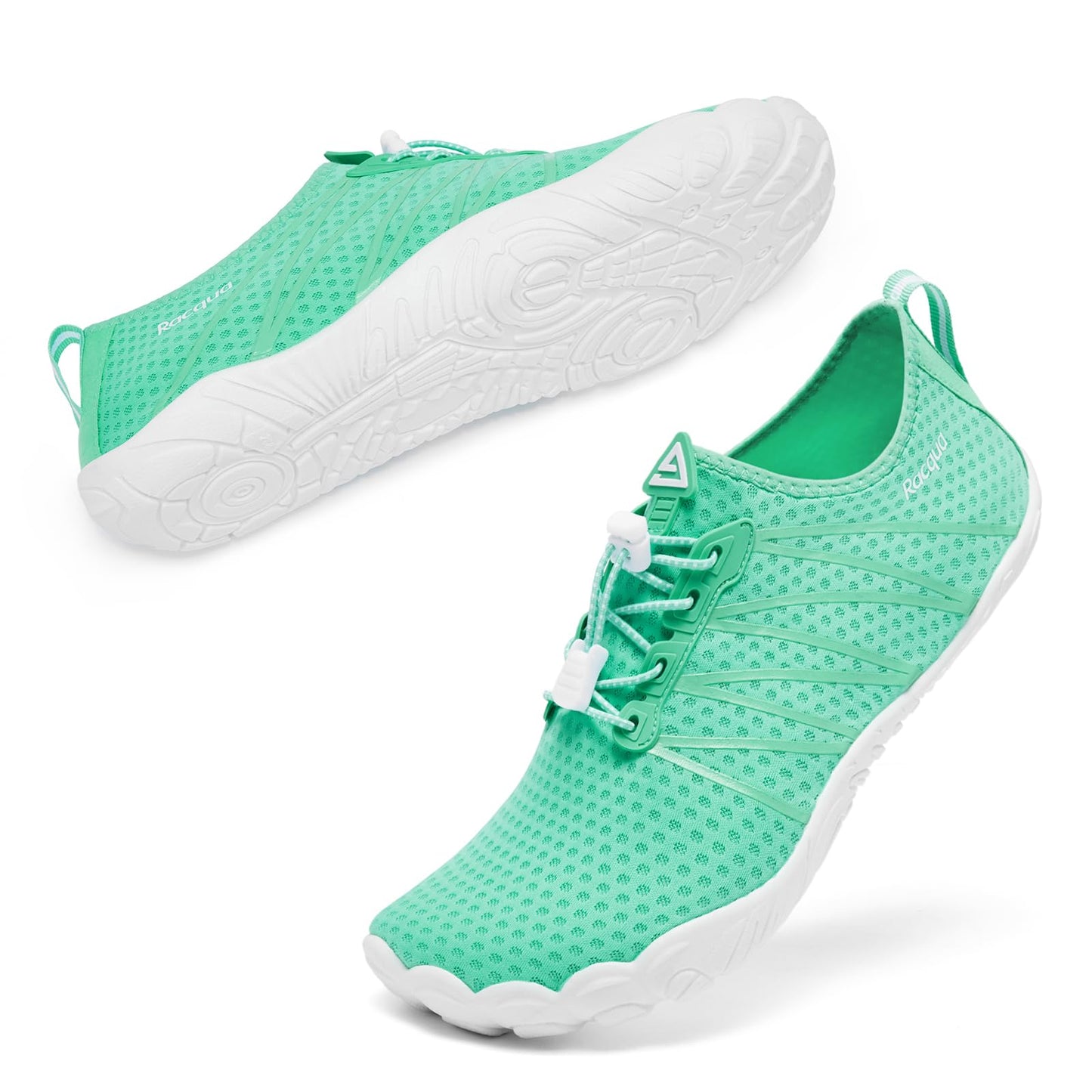 Racqua Water Shoes Quick Dry Barefoot Lightweight Aqua Shoes Beach Swim Pool Hiking Sport Shoes