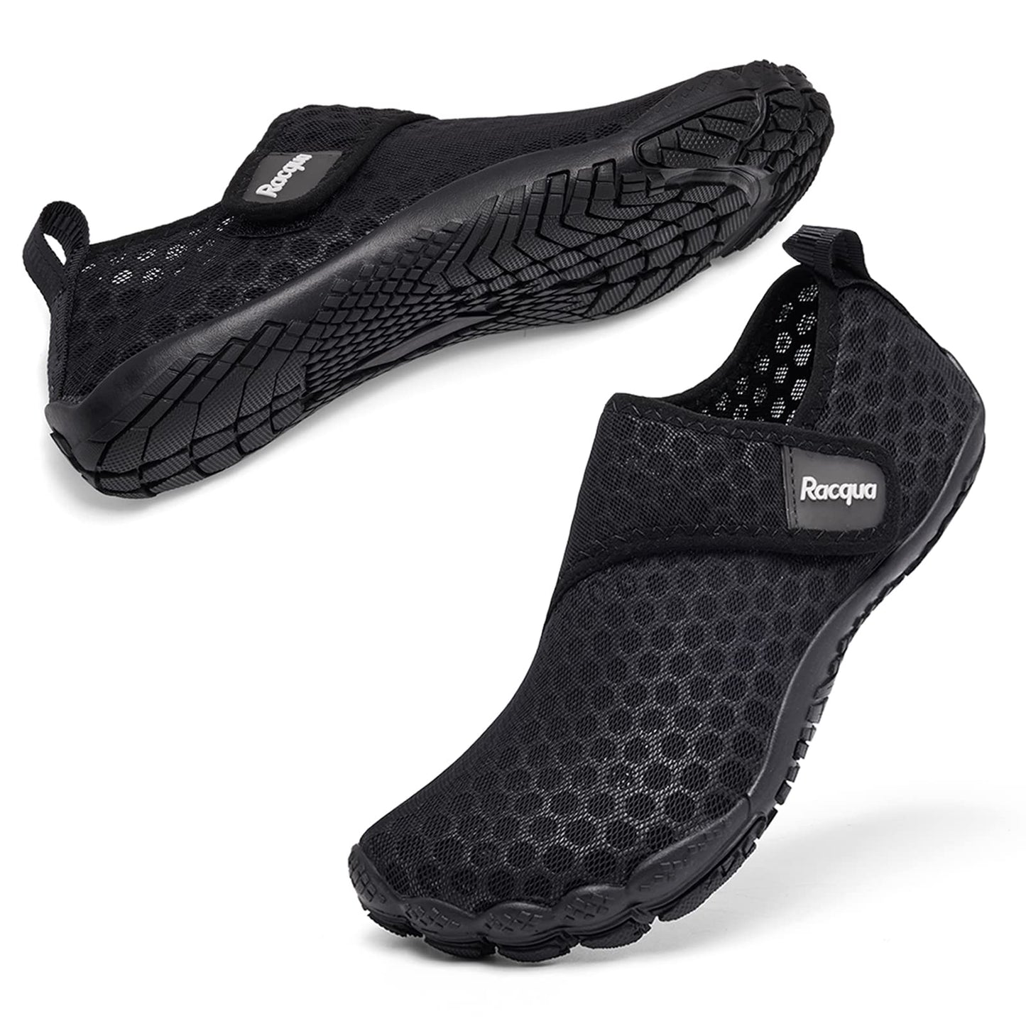 Racqua Water Shoes Quick Dry Barefoot Lightweight Aqua Shoes Beach Swim Pool Hiking Sport Shoes
