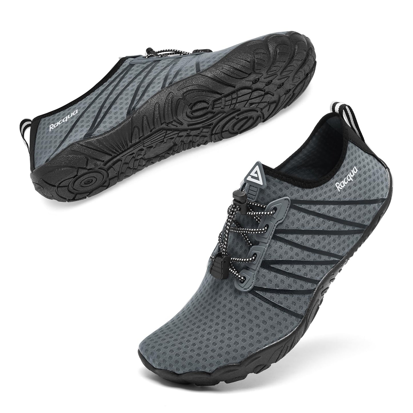 Racqua Water Shoes Quick Dry Barefoot Lightweight Aqua Shoes Beach Swim Pool Hiking Sport Shoes