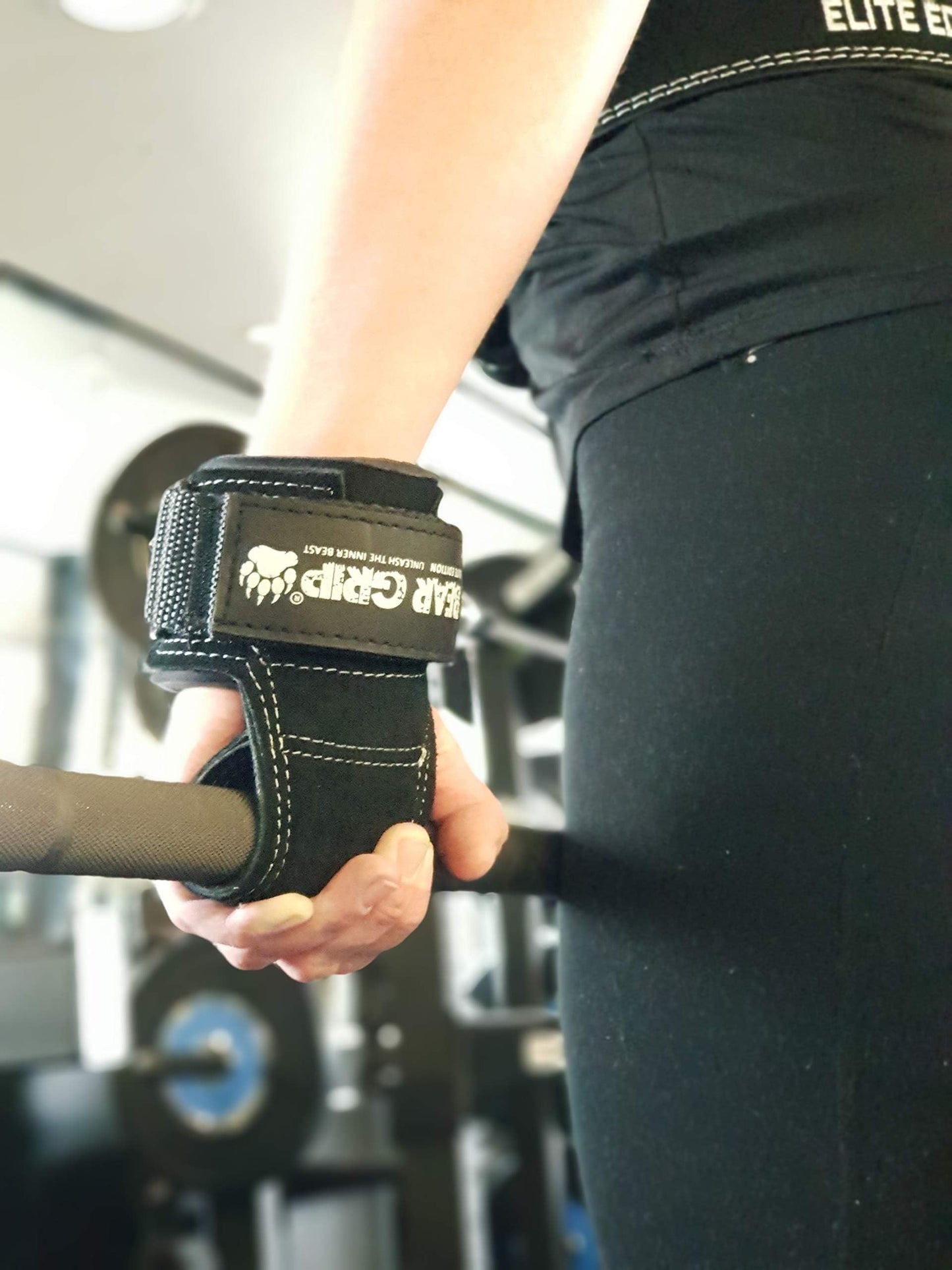 BEAR GRIP Multi Grip Straps/Hooks, Premium Heavy duty weight lifting straps/gloves