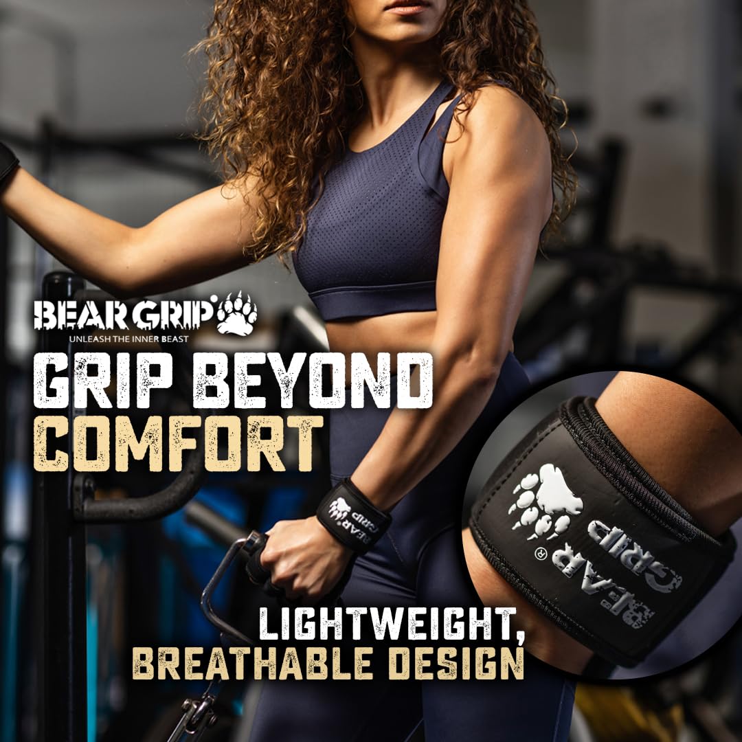 BEAR GRIP - Open Workout Gloves for Crossfit, Bodybuilding, callisthenics, Powerlifting