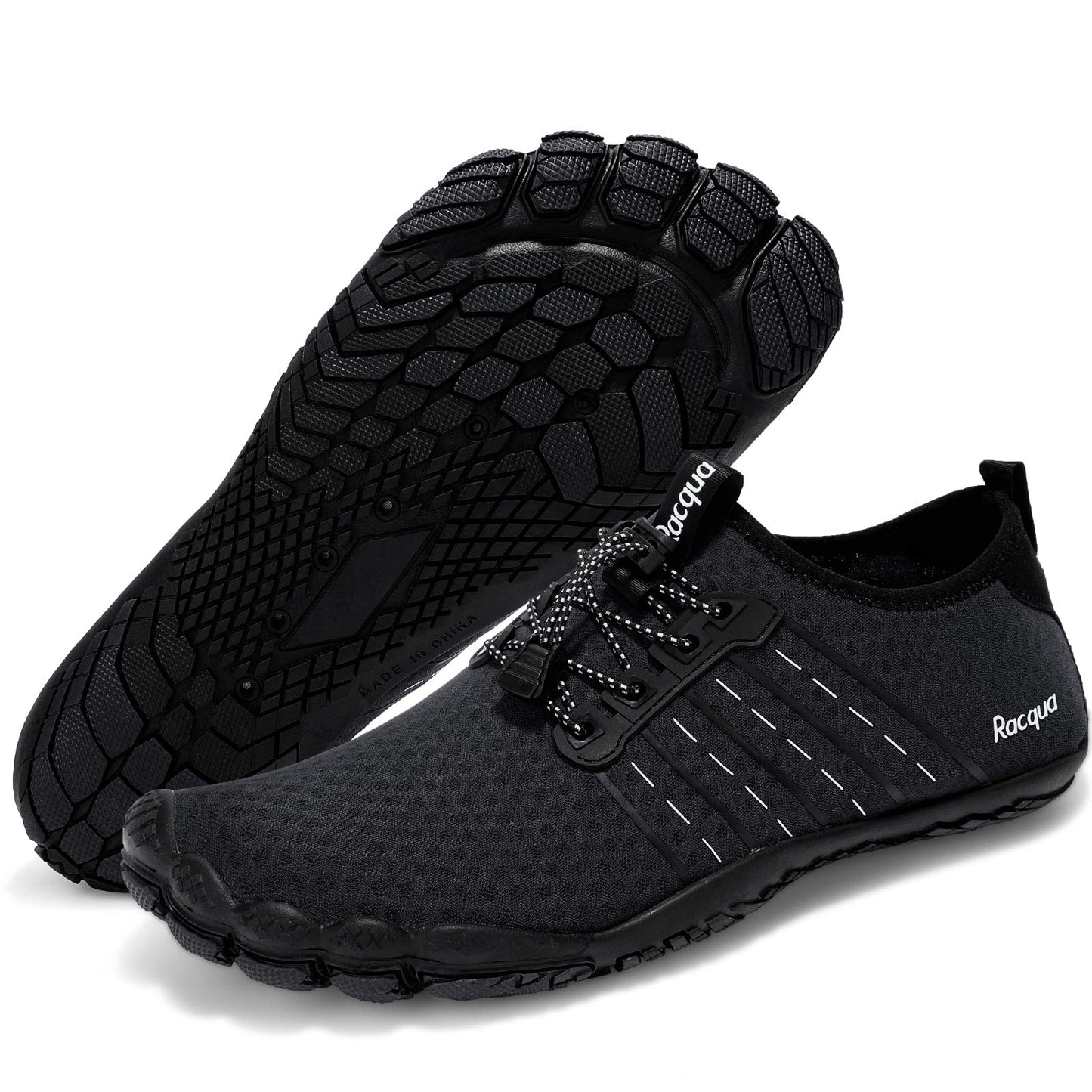Racqua Water Shoes Quick Dry Barefoot Lightweight Aqua Shoes Beach Swim Pool Hiking Sport Shoes