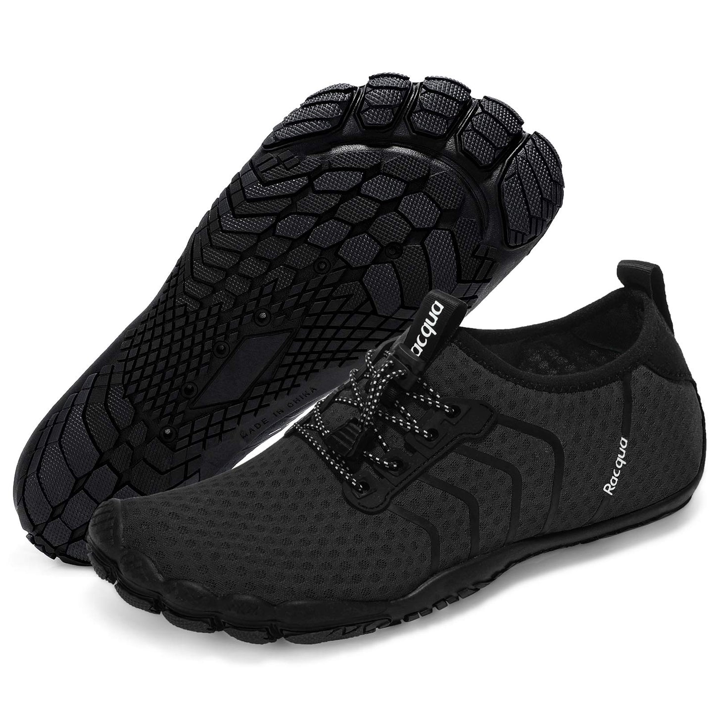 Racqua Water Shoes Quick Dry Barefoot Lightweight Aqua Shoes Beach Swim Pool Hiking Sport Shoes