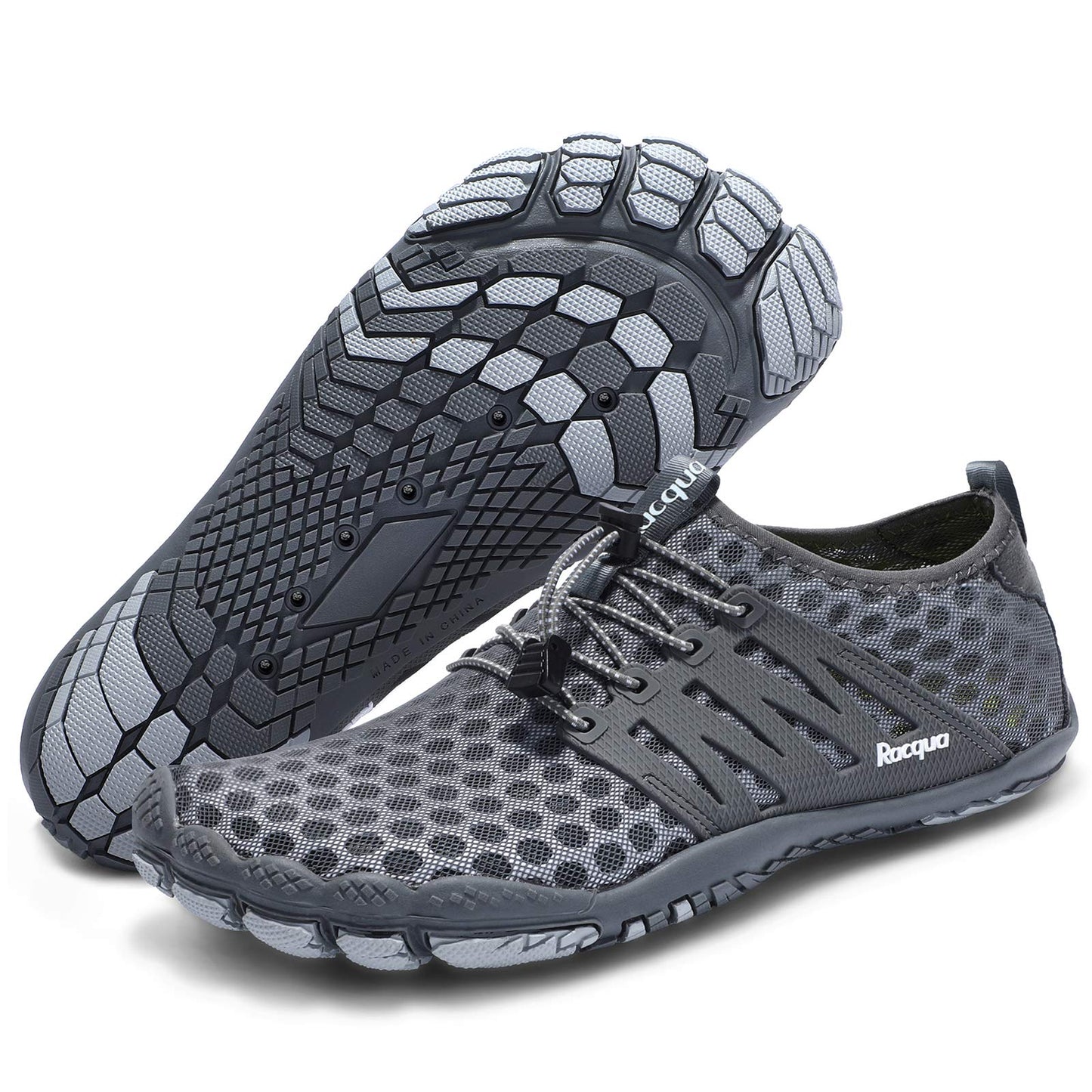 Racqua Water Shoes Quick Dry Barefoot Lightweight Aqua Shoes Beach Swim Pool Hiking Sport Shoes