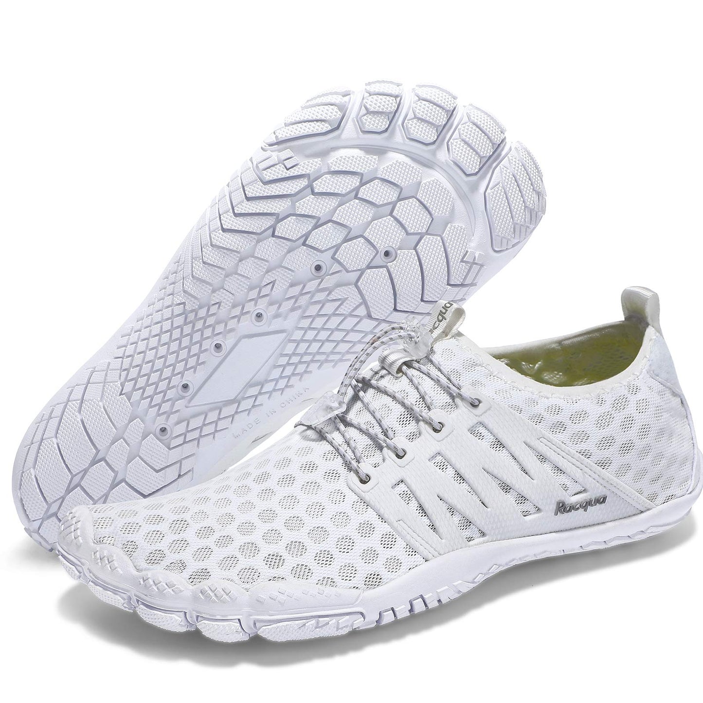 Racqua Water Shoes Quick Dry Barefoot Lightweight Aqua Shoes Beach Swim Pool Hiking Sport Shoes
