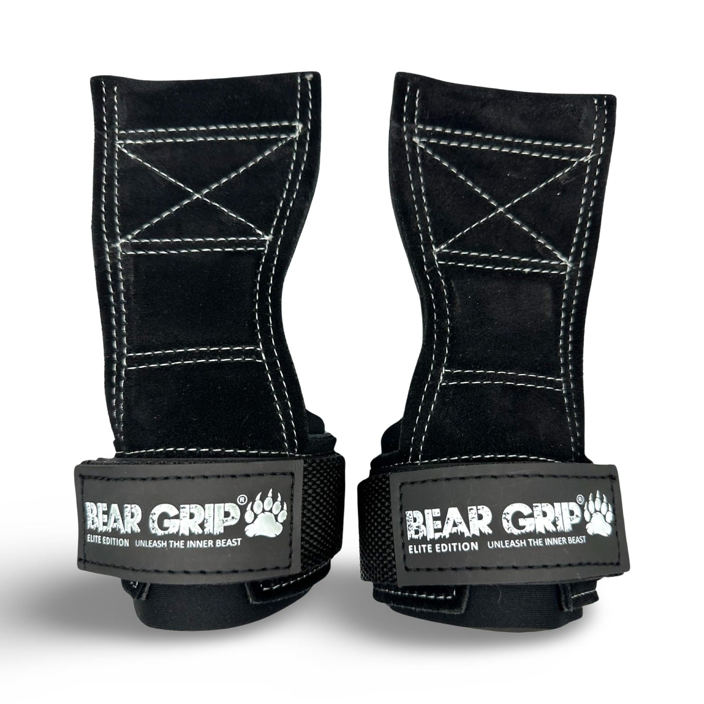 BEAR GRIP Multi Grip Straps/Hooks, Premium Heavy duty weight lifting straps/gloves