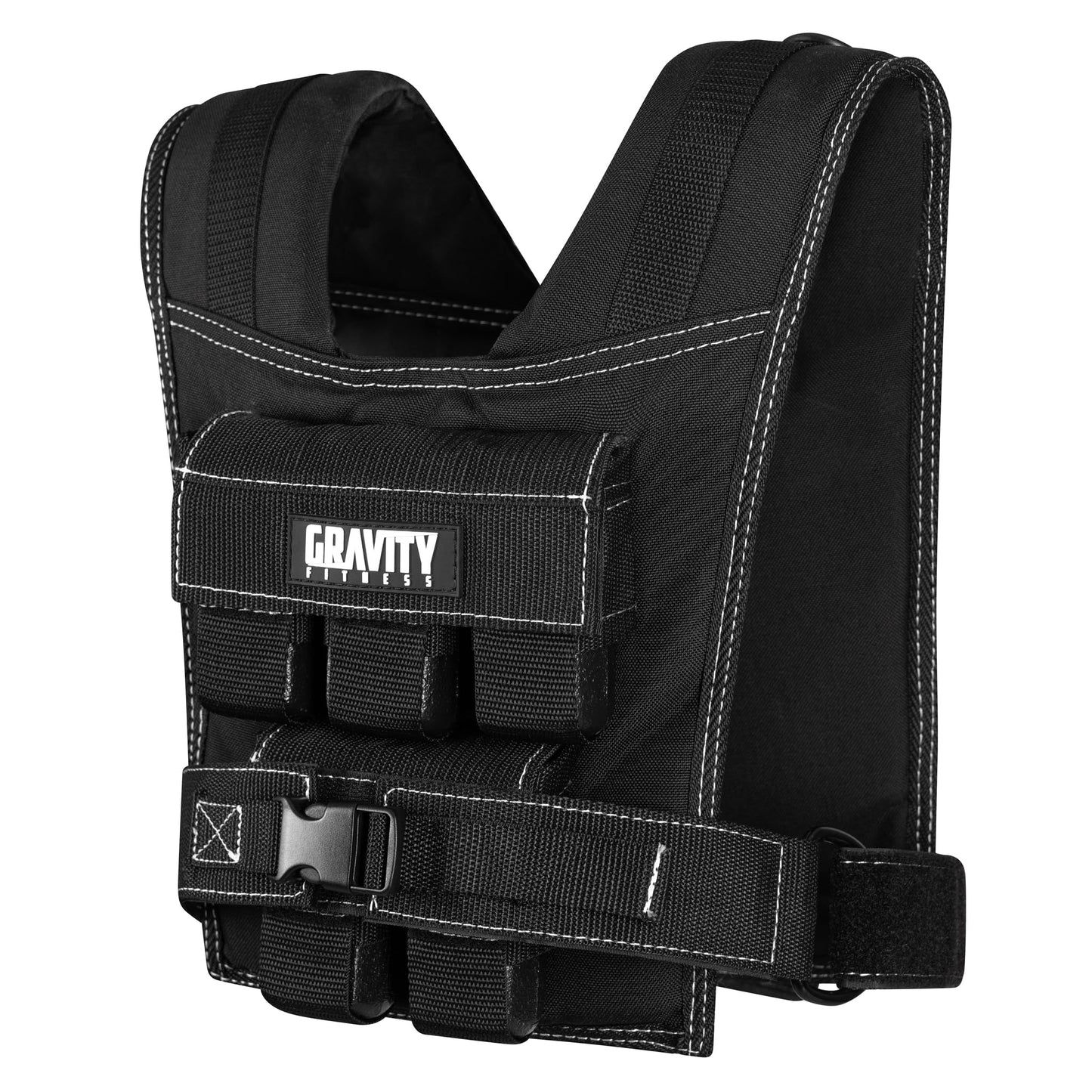 Gravity Fitness 20kg Weighted Vest - Fully adjustable. Calisthenics, Crossfit, Strength Training, home and commercial use.