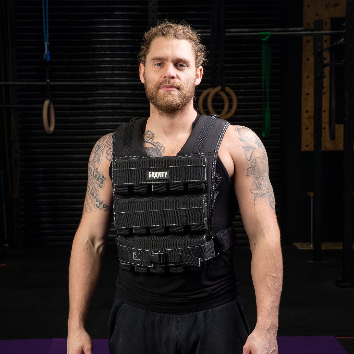 Gravity Fitness 20kg Weighted Vest - Fully adjustable. Calisthenics, Crossfit, Strength Training, home and commercial use.