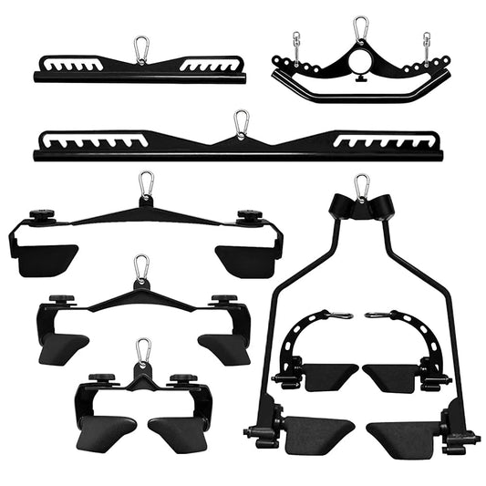 SevnElk Rowing Handle LAT Pull Down Attachment,Multifunction Fitness Gripper for Cable Machine Weight Lifting, Tricep Back Muscles Training, Home&Gym Workout Equipment