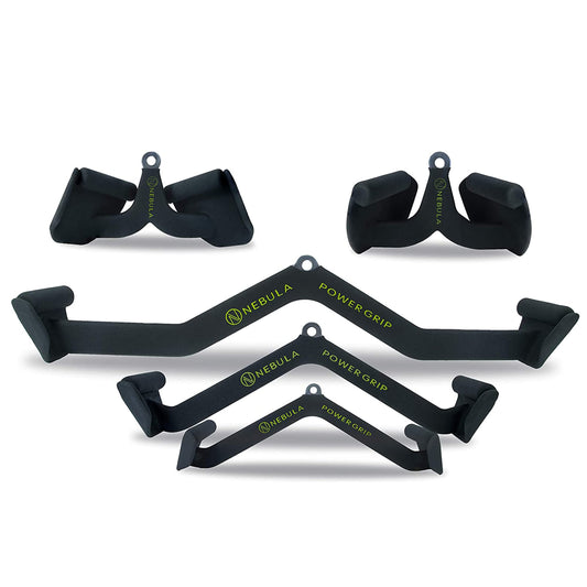 Nebula Power Bar Lat Pull Down Bar Attachments, Workout Accessory for Gym, Fitness, Weightlifting Use, Strength Training Arms, Triceps, Back, Shoulders