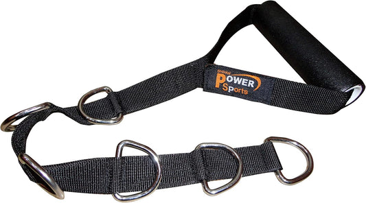 SHIHAN POWER-SPORTS 6-D STIRRUP HANDLE Adjustable Gym Machine Attachment 6-D Ring Attachment Cable Machine Workout Cable Cross Over Handle